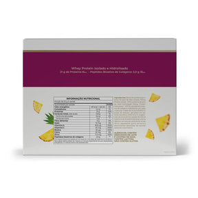 Isofort Beauty - 15 sachês 25g abacaxi c/ gengibre - Vitafor