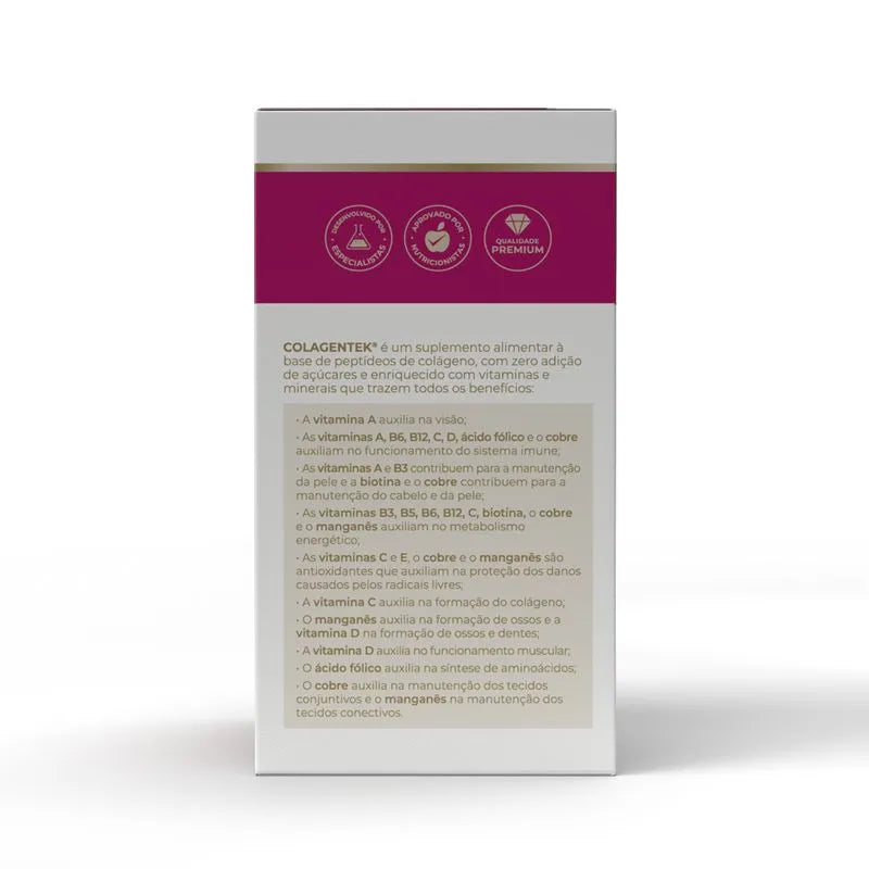 Colagentek - 10 sachês 10g tangerina - Vitafor