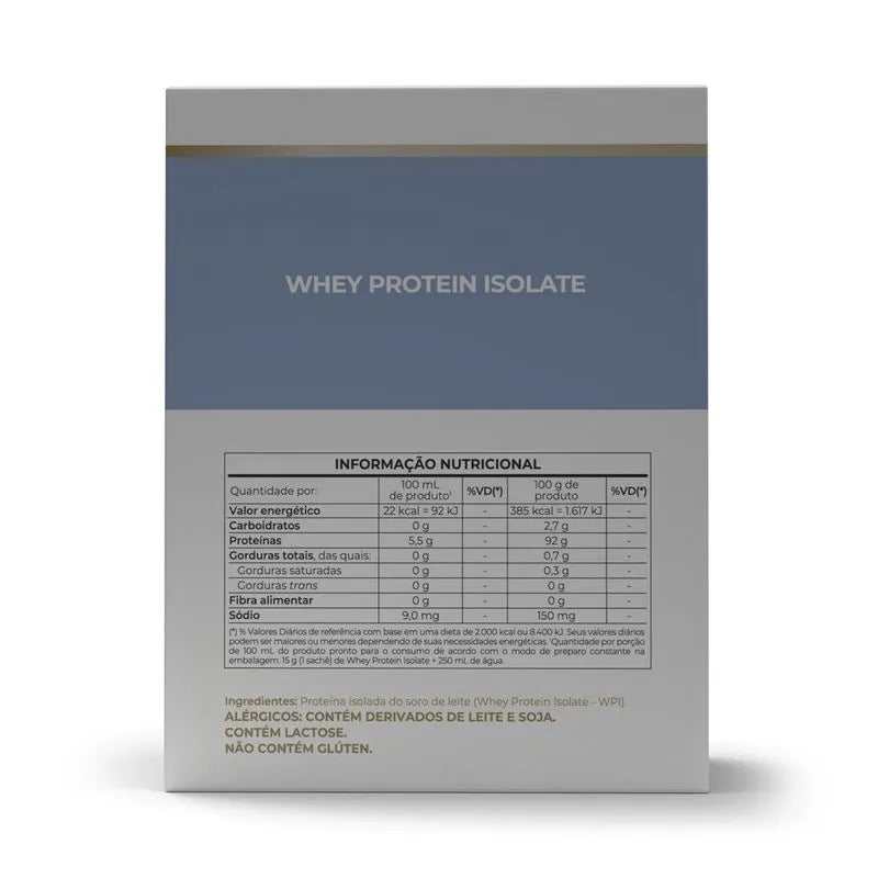 Whey protein isolate - 15 sachês 15g - Vitafor