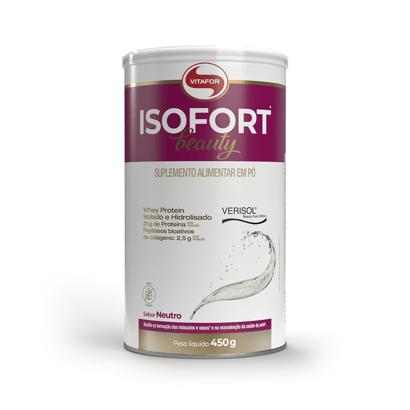 Isofort Beauty - 450g baunilha - Vitafor