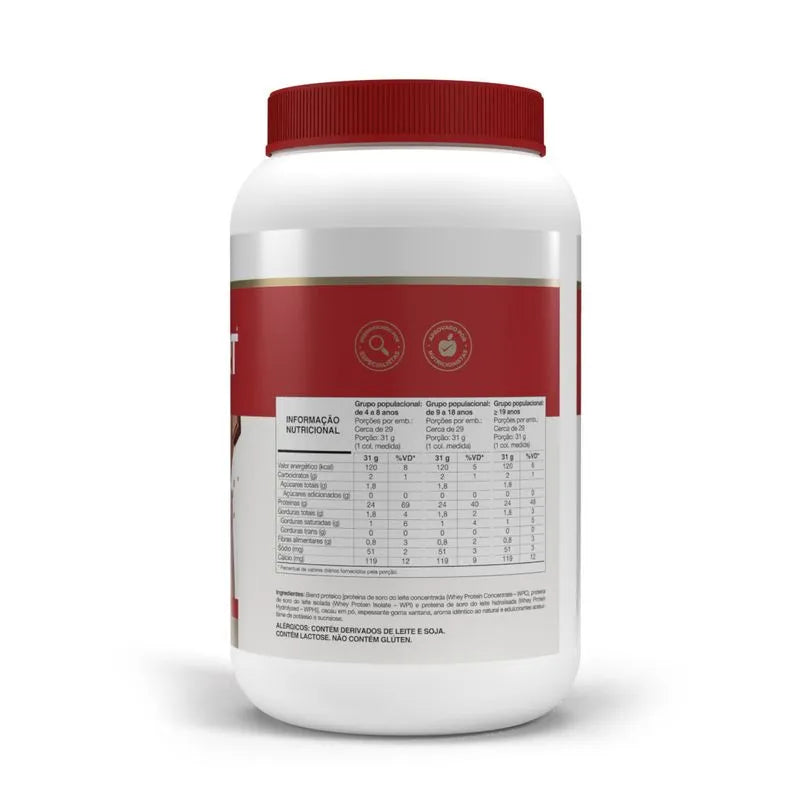 Whey fort 3W - 900g Chocolate - Vitafor